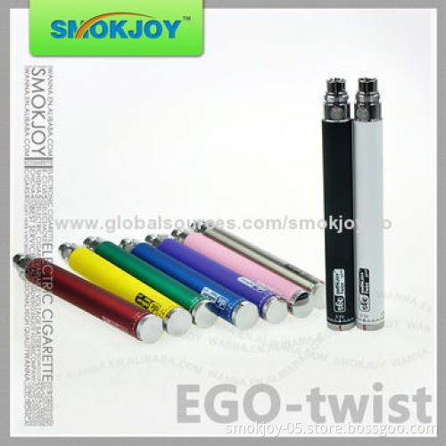 Smokjoy Electronic Cigarette eGo Twist Batteries, Wholesale eGo-C Twist, 14/16.5mm Diameter